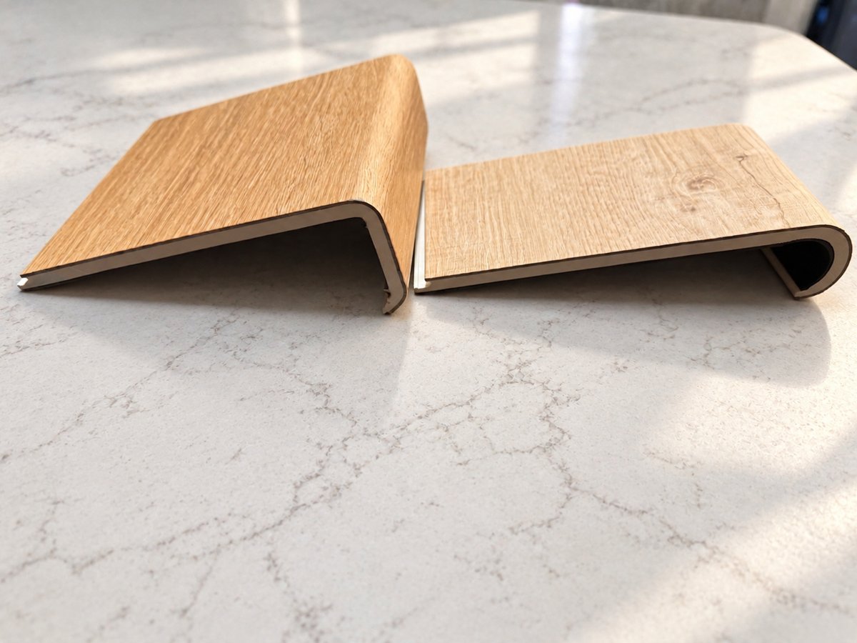 Stair noses side view